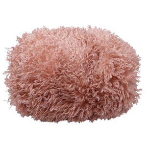 NEW Pottery Barn Teen Faux Fur Mongolian Beanbag Slipcover Pink Large